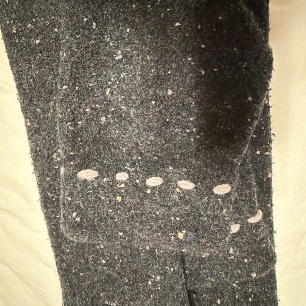 Everlane Speckled Oversized Woolblend DIY Boucle-Crewneck Gray & Ivory Sweater L - Picture 16 of 16